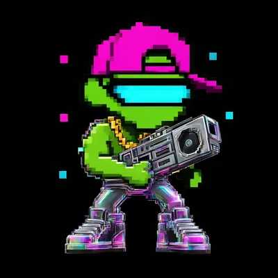Blockwatch with his boombox cannon